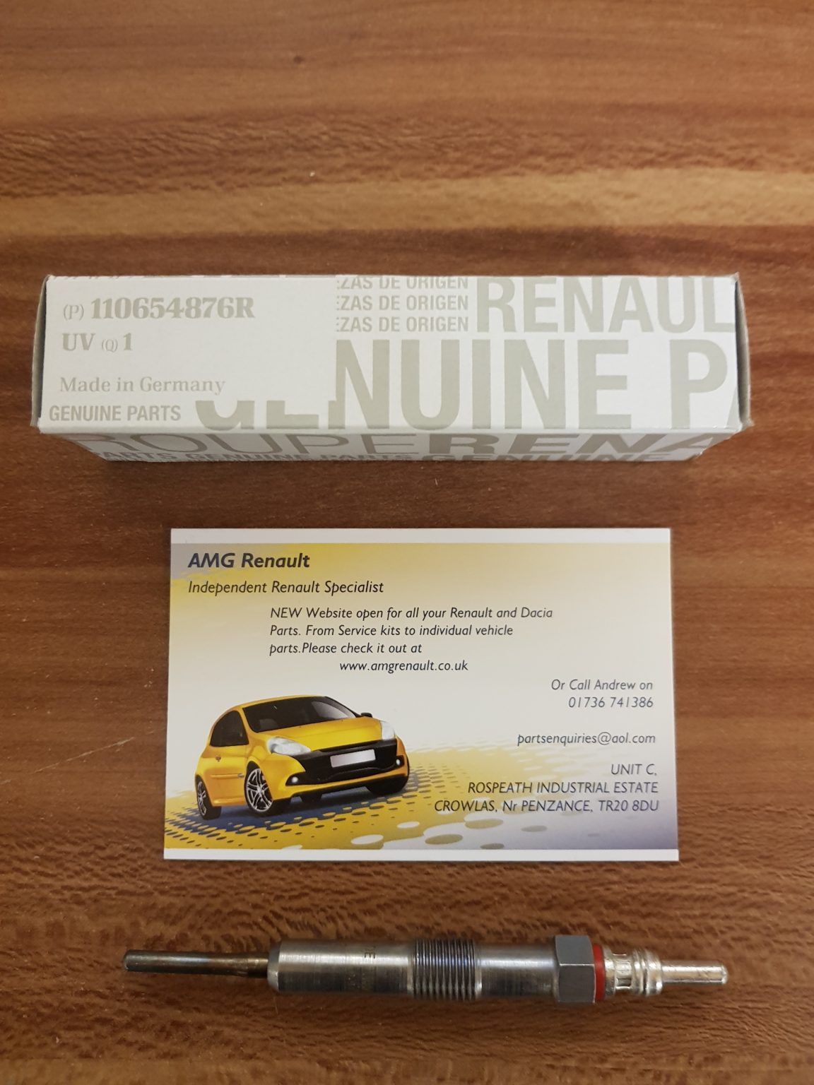 GENUINE RENAULT CLIO SCENIC CAPTUR MEGANE KADJAR DACIA GLOW PLUG ...